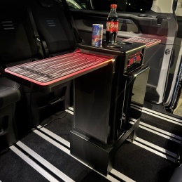 BOX TABLE for CAR do Ford Tourneo Custom z lodówką