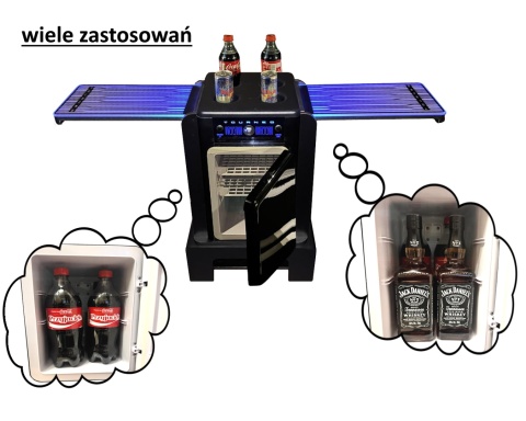 BOX TABLE for CAR do Ford Tourneo Custom z lodówką